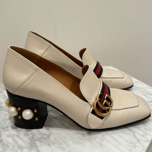 Gucci Marmont Chunky Heel Pumps, barely worn, excellent condition!